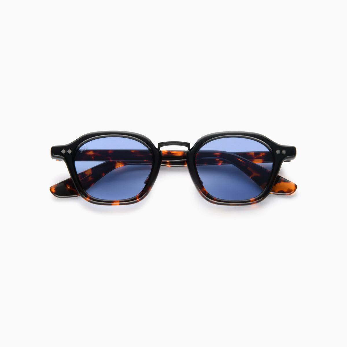 Iris — Black & Tortoise / Blue