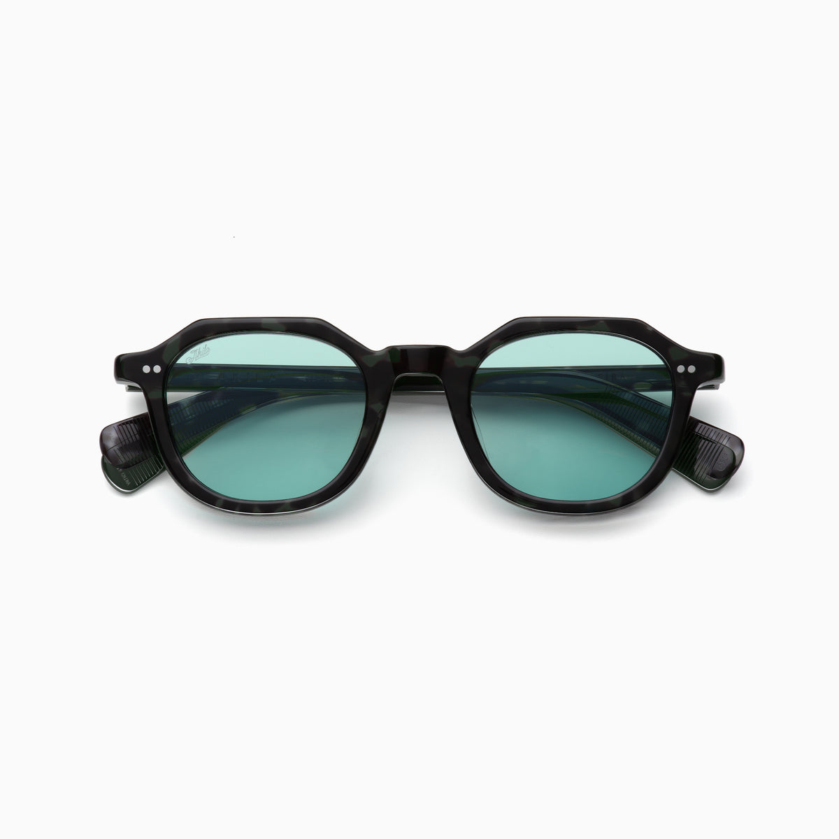 Eira — Black Speck Tortoise / Lt Cool Green