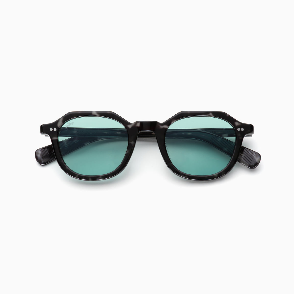 Eira — Black Speck Tortoise / Lt Cool Green