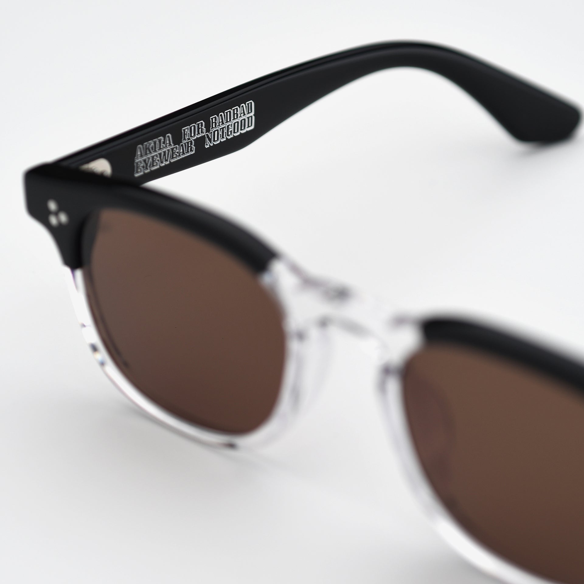 Black & Clear / Brown