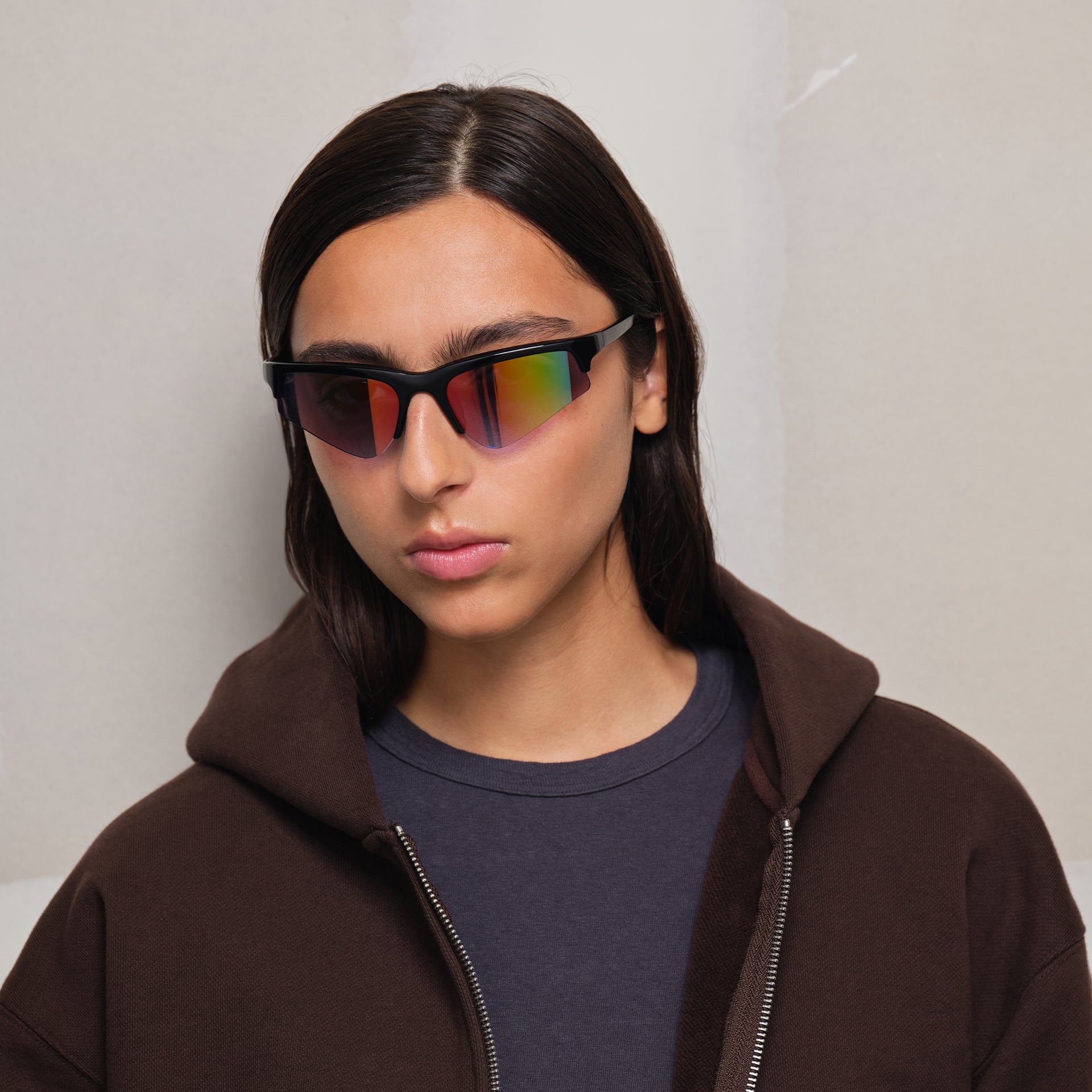 Black / Rainbow Mirror