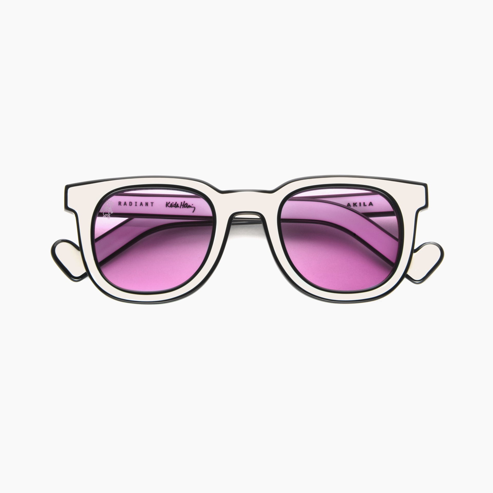 White / Magenta